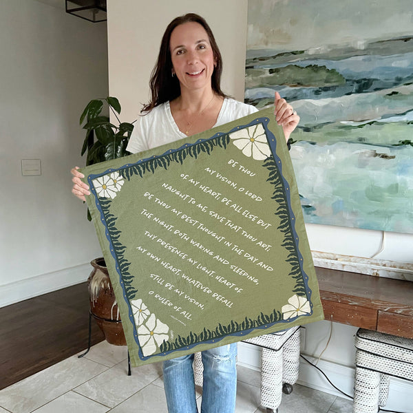 "Be Thou My Vision" Hymn Tea Towel