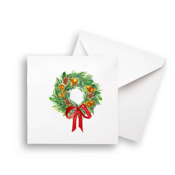 Christmas Wreath: - / Swedish Dishcloth