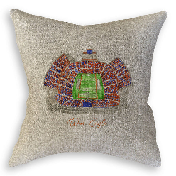 Auburn Football Stadium with Quote: Dishtowel / -