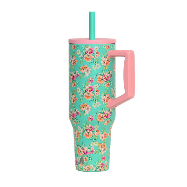 Commuter 40oz Tumbler - Vintage Flower