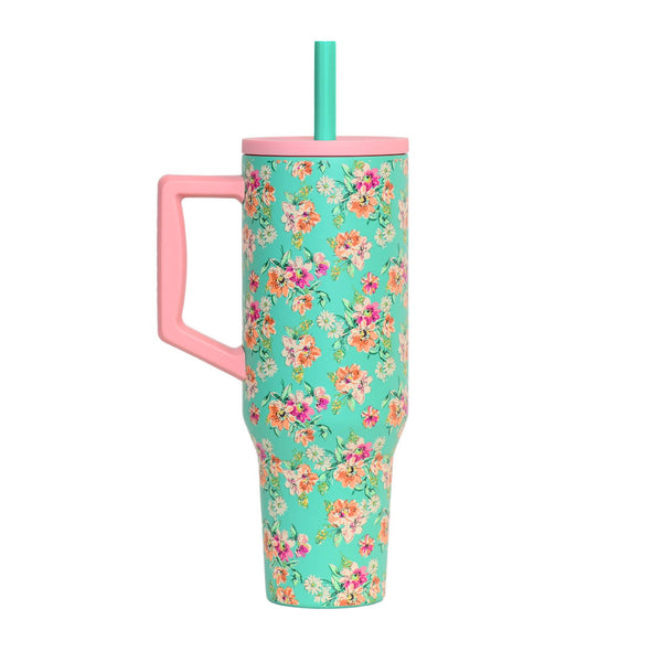 Commuter 40oz Tumbler - Vintage Flower