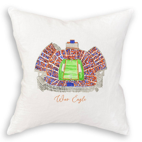 Auburn Football Stadium with Quote: Dishtowel / -