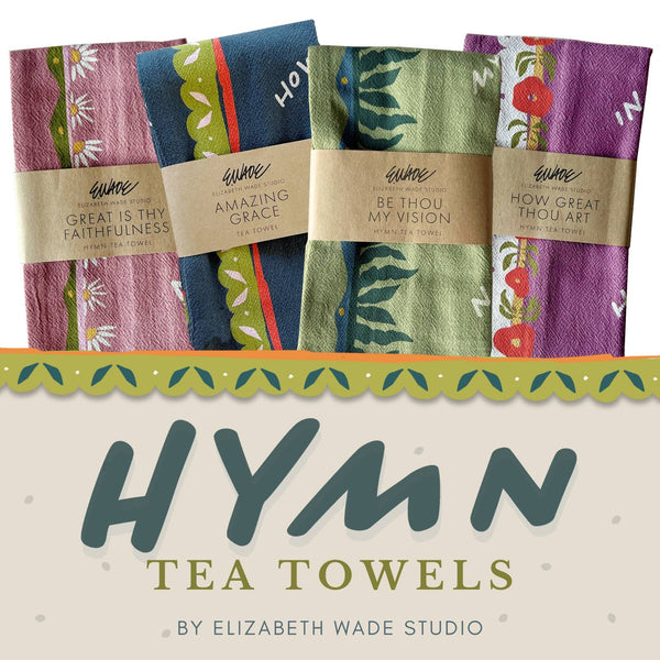 "Be Thou My Vision" Hymn Tea Towel