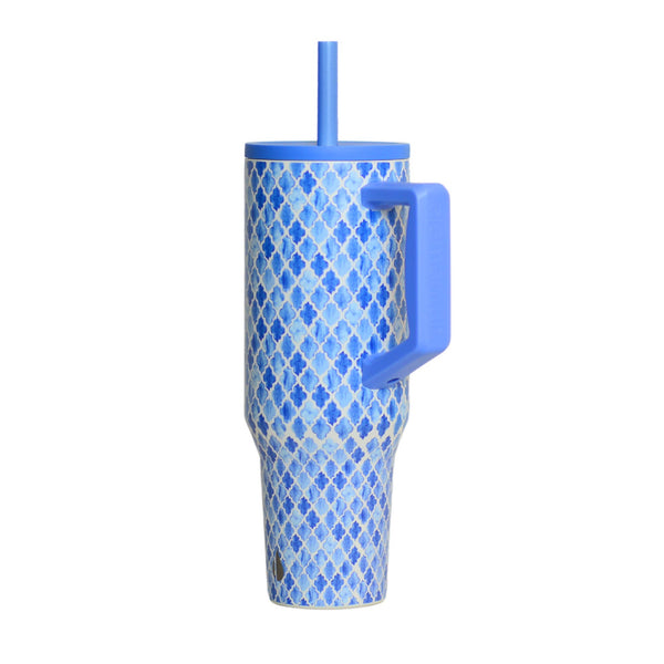 Commuter 40oz Tumbler - Blue Tile