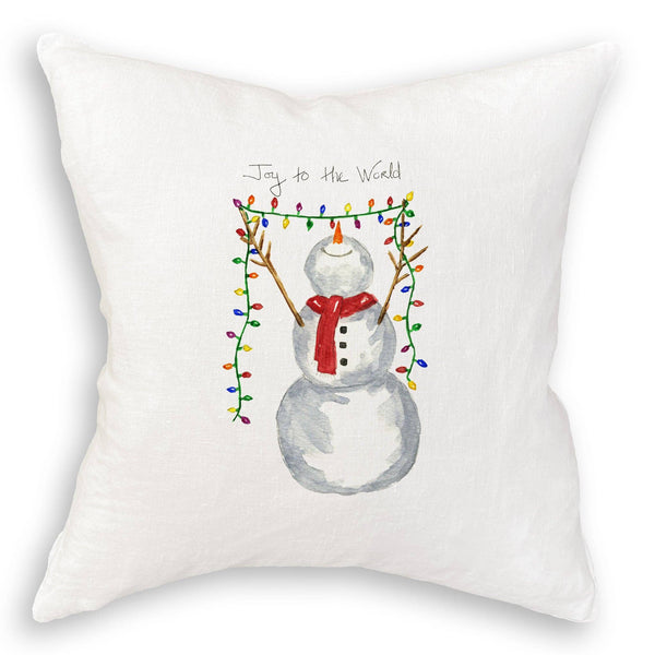 Joy to the World Snowman: - / Keep Words / Swedish Dishcloth