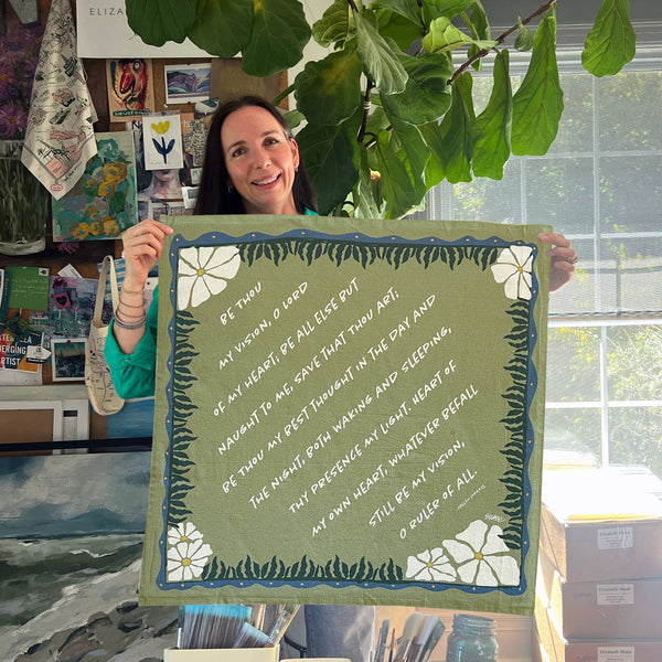 "Be Thou My Vision" Hymn Tea Towel