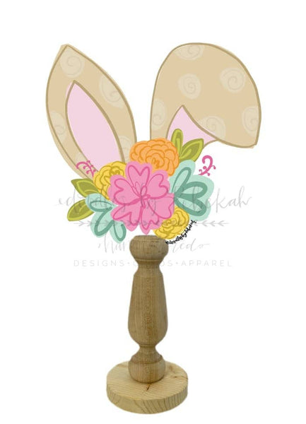 Bunny Ears Doorhanger/Topper/Attachment: Topper