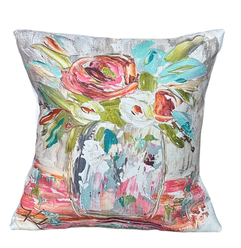 GA Spring Flower Pillow