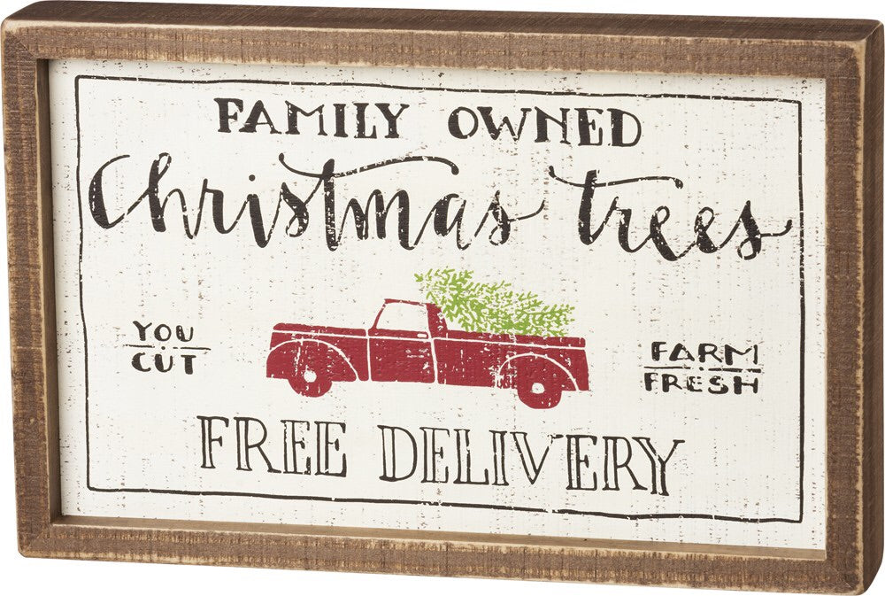 Family Owned Box Sign